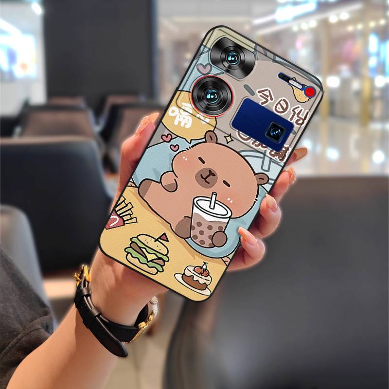 Nárazuvzdorné pouzdro na telefon Pouzdro na telefon Pro ZTE Nubia Z60 Ultra TPU Graffiti Módní design Pár Ochranné Protiprachové Roztomilé