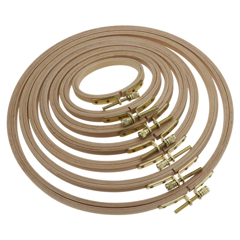 Cercle à Broder En Bois De Hêtre - 4 à 12 Pouces - Pour Point De Croix, Broderie, Couture - Stable, Tension Réglable