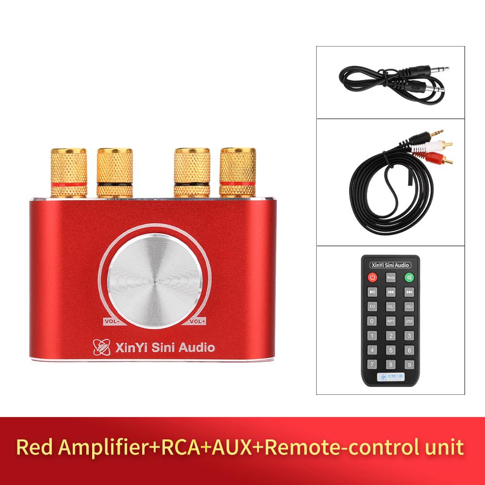 X100H 100W Stereo Amplifier Board 12/24V Speaker Audio Amplifier BT 5.1 AUX USB U-disk Input Amplification Module APP Control