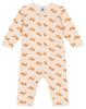 Footless Romper A0B5H Milky 3 Months 60cm [Petit Bateau] White/Multicolor