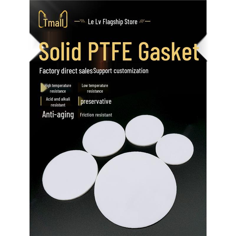PTFE Flange Blind Plate Gasket Teflon Washer DN15/20/25/32/50