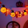Halloween Pumpkin & Skeleton String Lights for Bar and Mall Decorations