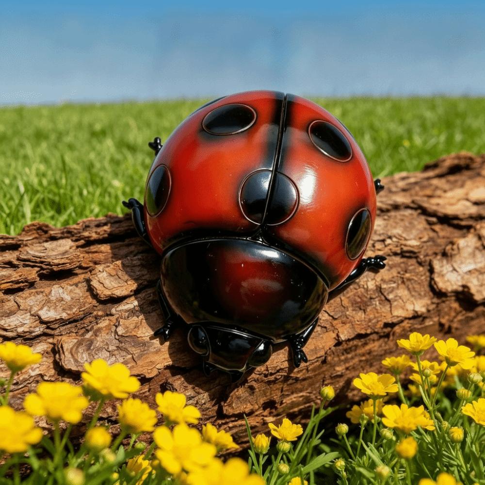 LED Glow Glowing Ladybug Night Light Rare Decorative Item Gift for Kids/Adults