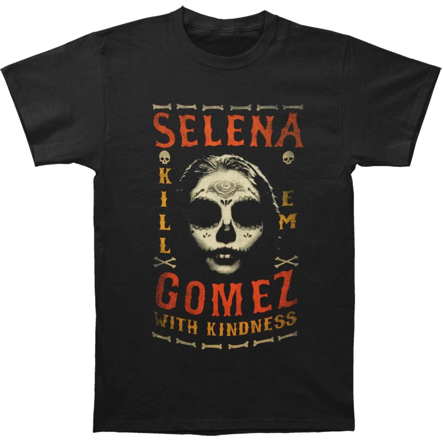 Men s Selena Gomez Kill Em T-shirt XX-Large Black M