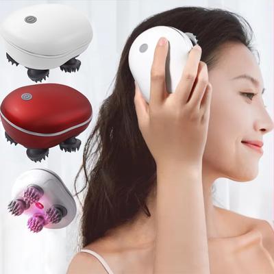 Electric Scalp Head Massager Red Light Therapy Antistress Relax Body Massage Remove Muscle Tension Tiredness Massageador Tool