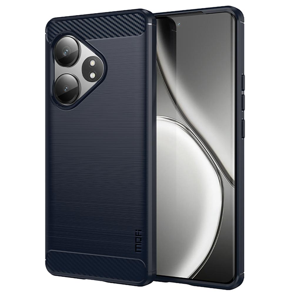 MOFI JK TPU Series-1 For Realme GT 6 5G/GT 6T 5G Case Carbon Fiber Texture Slim TPU Cover