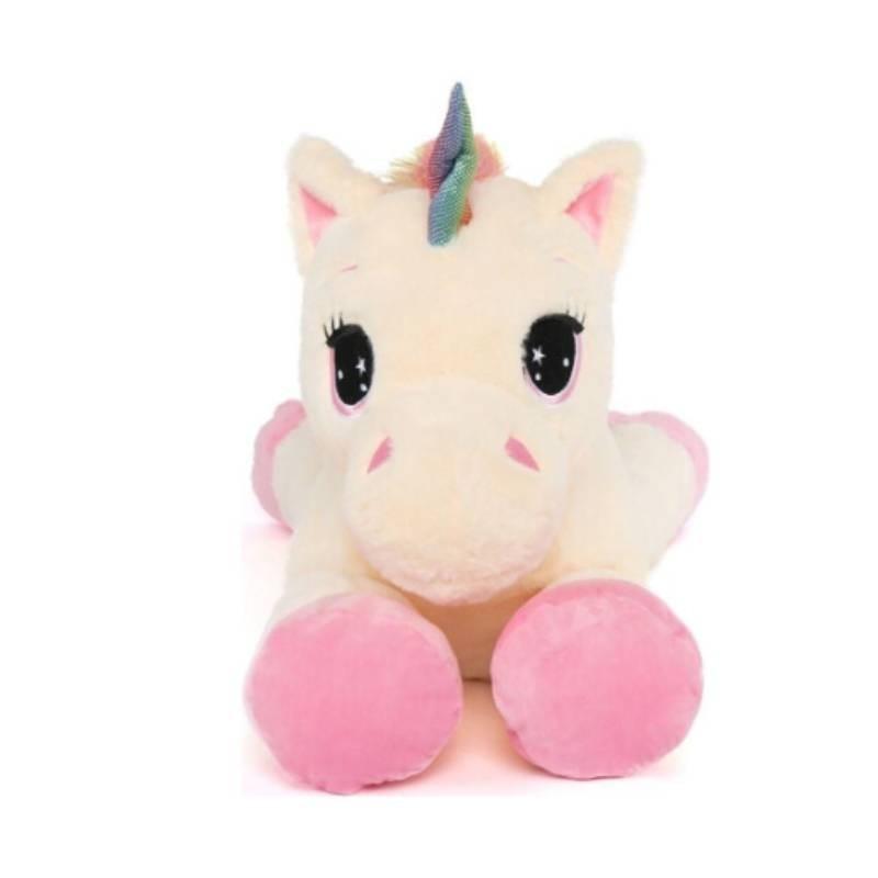 Plush Rainbow Unicorn Doll With Embroidery Design Suitable For Gifts Holiday