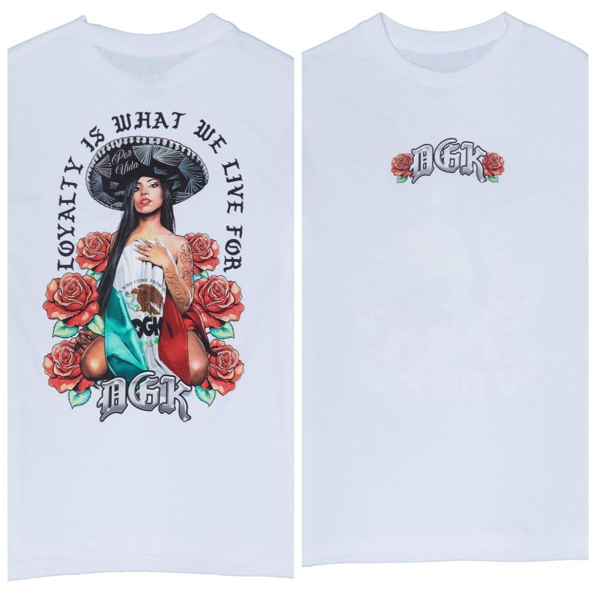 

DGK Mamcita T-Shirt Short Sleeve T-Shirt in Stock Couple with The Same Trendy Couple Outfit Breathable Sweat-absorbing Versatile 3XL