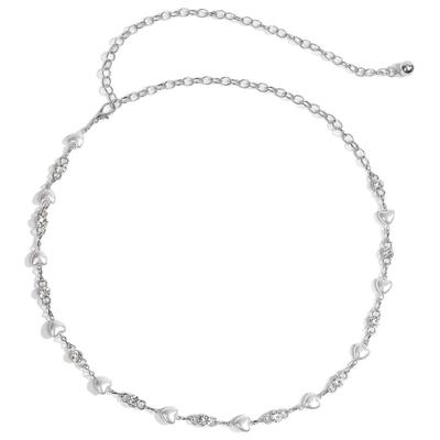 Creative Heart Shaped Waist Belt Jewelry Metal Body Chain Dress Decoration Girdle Waistband For Party Outfits