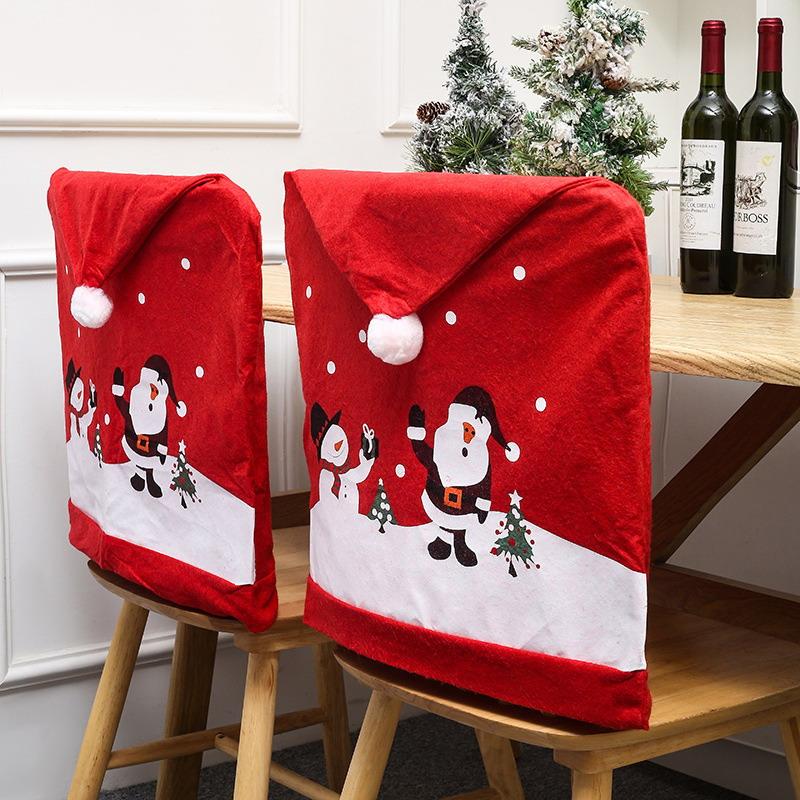 1/2 Piece Christmas Tree Chair Cover Christmas Decoration Table Decoration 2025 Year Home Christmas Decorations