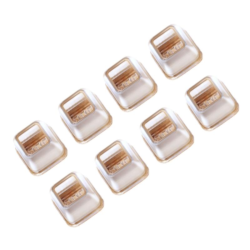 8Pcs Table Chair Leg Protector Cover Silicone Furniture Floor Feet Cup Thick Felt Bottom Protector Feet Cover Reduce Noise