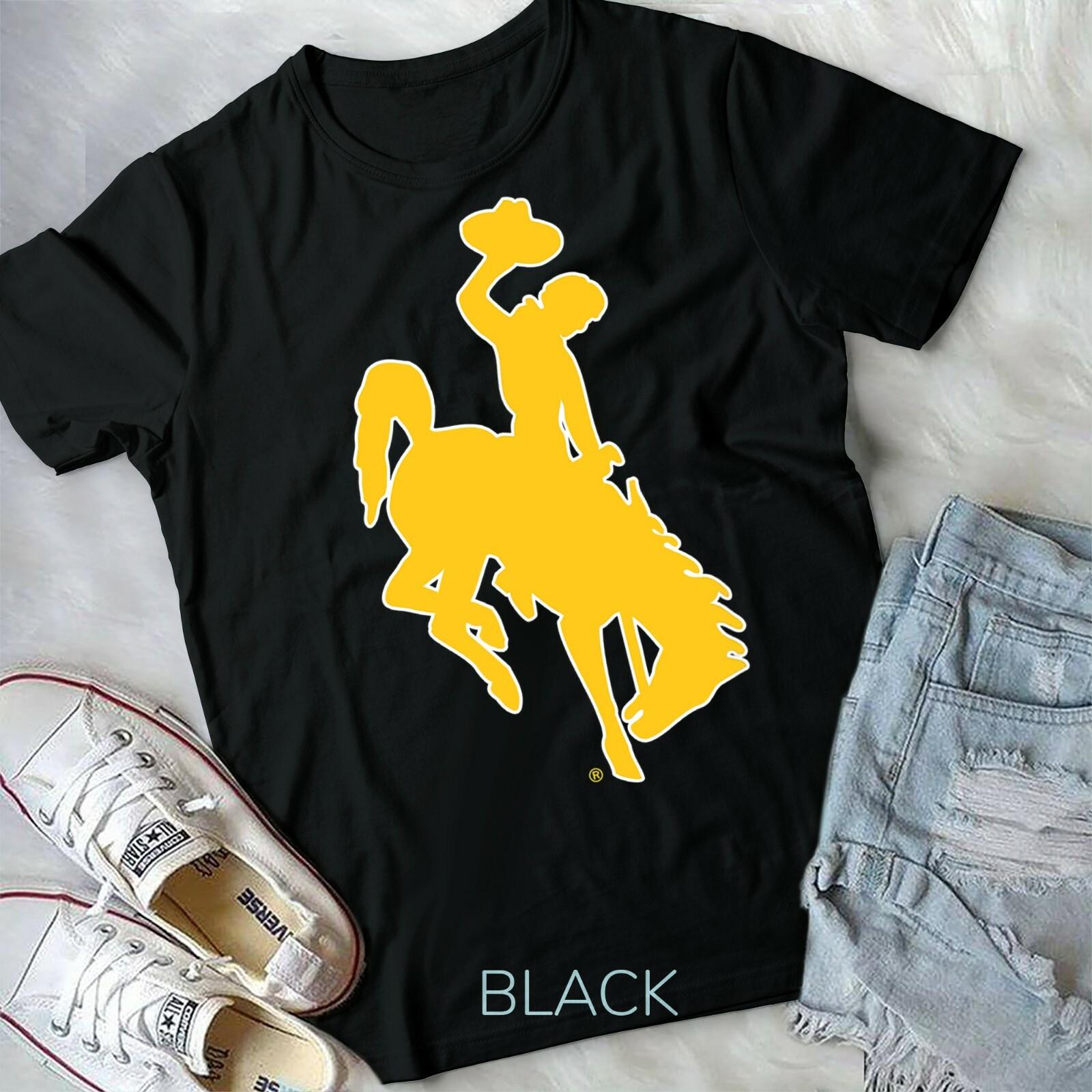 Mens Wyoming Cowboys Apparel Brown Cowboys Icon T-shirt Unisex T-shirt XXXL