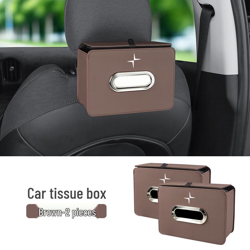 Polestar Car Tissue Box Holder & Organizer