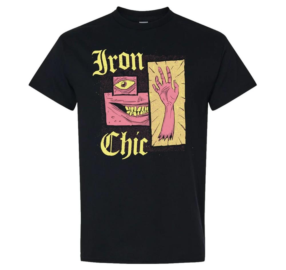 Iron Chic Band Black Classic Vtg Style Unisex Cotton T-shirt D183 Unisex T-Shirt M