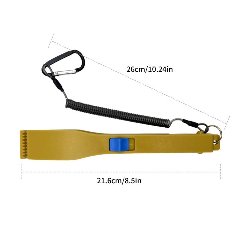 Fishing Gripper With Lanyard Key Chain Holder Fish Holder Tongs Switches Lock Gears Pince Fishing Tools Easy To Use