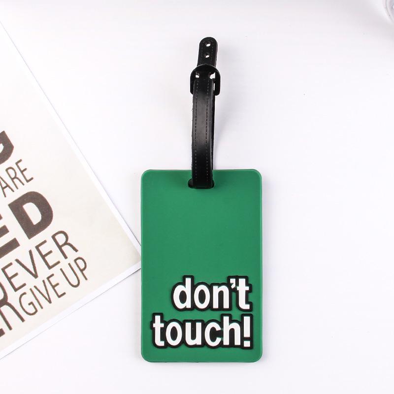 

Мультяшная багажная бирка: Дорожная этикетка для идентификации чемодана, посадки и защиты от утери