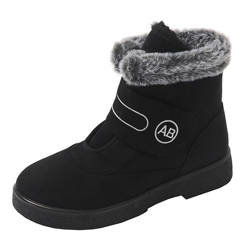 Women's Winter Warm Snow Boots Lightweight Anti-Slip Faux Fur Lined Ankle Booties Comfortable Plush Lined High Top Shoes Outdoor Short Boot for Women