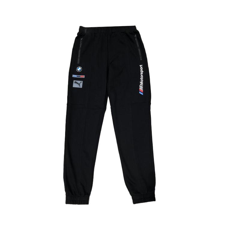 Puma X BMW Collaboration Sports Lifestyle Series Loose Comfortable Soft Warm Casual Pants Men pants Black 597973-01