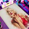 Marilyn Monroe Print Tæppe, Vaskbart Gulvtæppe, Til Entré Kollegieværelse Vaskerum Kontor Studieværelse, Boligindretning Fødselsdag Julegave