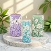 Floral Cake Candle Silicone Mould Multifunctional Kitchen Craft Tool Spring Decoration for Creators