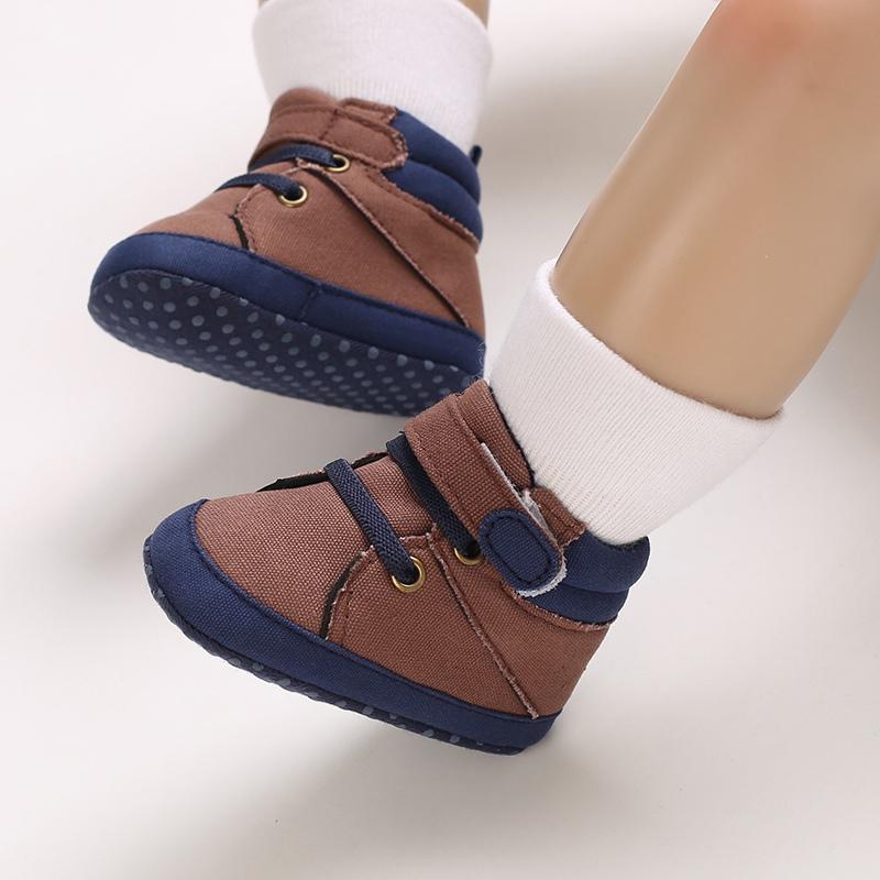

Детские повседневные парусиновые кроссовки для новорожденных мальчиков и девочек, обувь для первых прогулок, Нескользящая детская обувь для малышей 11