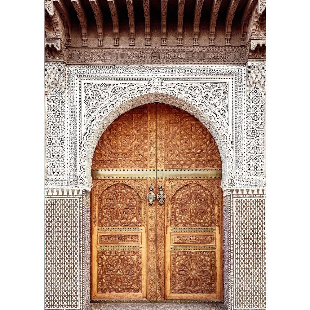 Moroccan Door Indian Door Wall Art Canvas Painting Print Marrakesh Architecture Poster Boho Islamic Wall Art Picture Home Decor