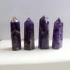 Exquisite Natural Purple Dream Amethyst Quartz Crystal Stone Point Hexagonal Wand
