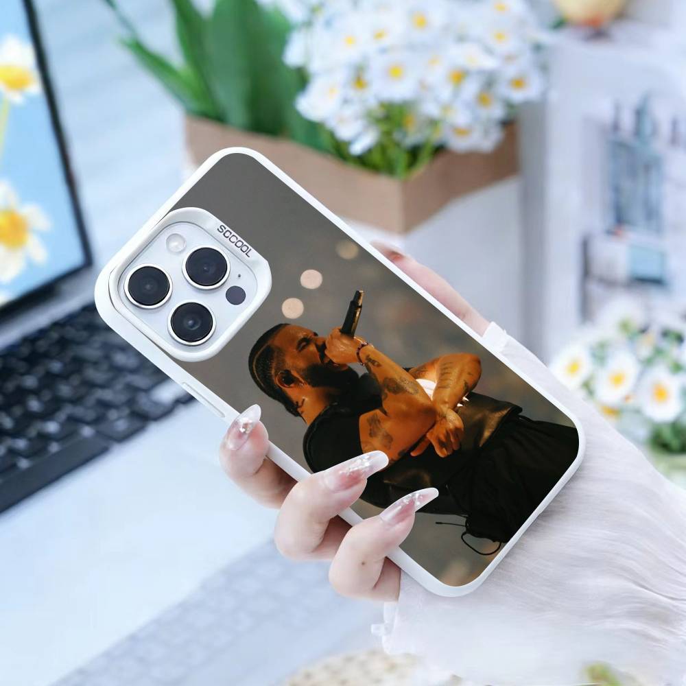 Singer Rapper D-Drake Phone Case For IPhone 16 17 15 14 12 13 Pro Max white Color Shockproof Cover