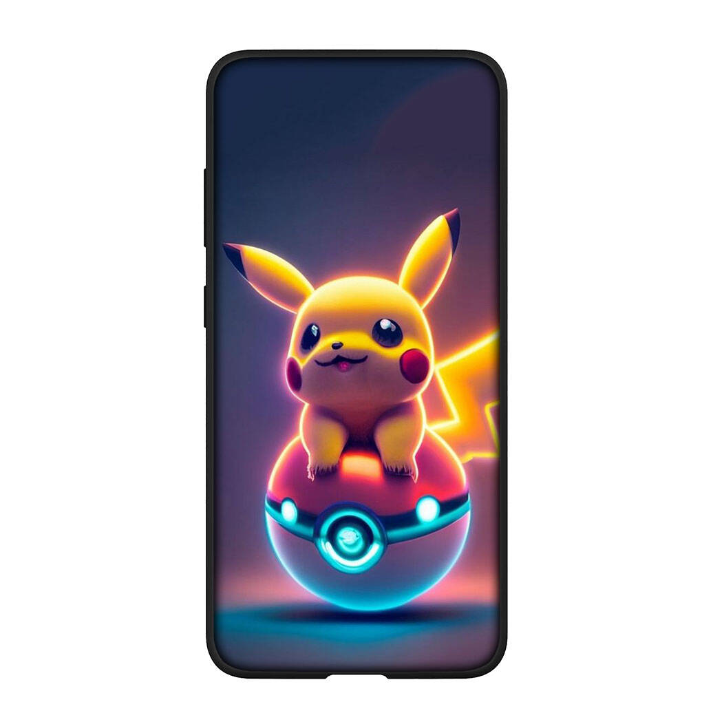 Pouzdro na telefon pro Samsung Galaxy S25 S23 S22 S24 Ultra FE Plus A05 A06 A15 A16 A36 A37 A35 A54 A55 A56 A57 A25 A53 A17 Kreslený Pokemon GO Pikachu Kryt