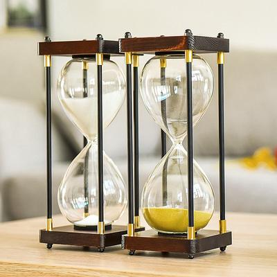 30 Minutes Wooden Hourglass Creative Timers Sandglass Sandy Clock Kitchen Tool Desktop Decoratio Home Ornament Kids Gift