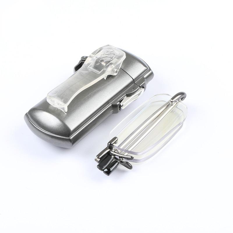 

Портативные мини складные безрамочные очки для чтения для мужчин, очки с регулируемыми дужками и чехлом, клипса для ремня, очки для пресбиопии для женщин 4