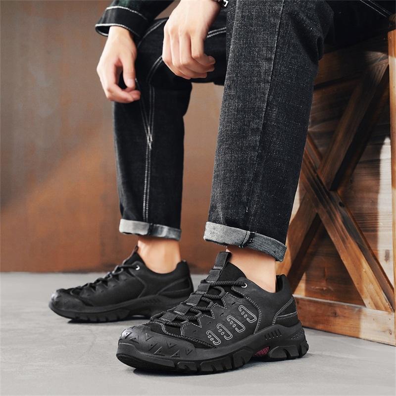 Herbst Herren Outdoor Freizeitschuhe Anti-Rutsch Sneaker Wanderschuhe