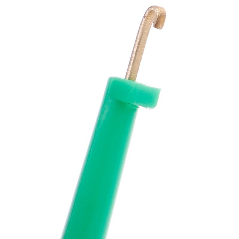 Mini 12Pcs Single Test Hook Clip Test Probe For Electronic Testing IC Grabber Large Round Crocodile Clip Hook Test Clip