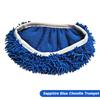 Verdicktes elastisches Band Flachmopp-Pads Korallenfleece/Mikrofaser/Chenille Ersatz Rotierender Kehrmopp Waschbares Feuchtwischtuch zur Bodenreinigung