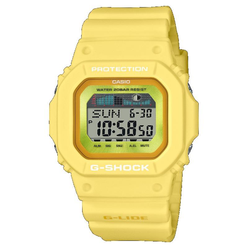 

Casio G-SHOCK Men s Resin 200M Water Resistant Shock Resistant Alarm Quartz Watch GLX-5600RT-9 золотой