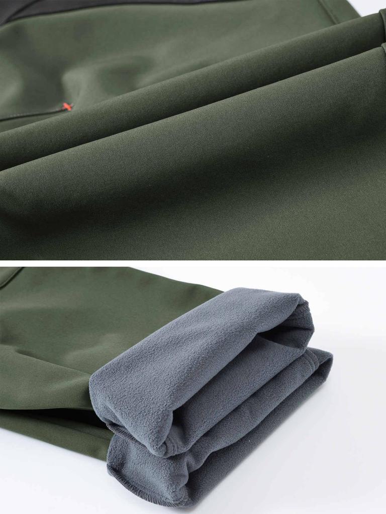 TBMPOY Trekking Warm Work Pants for and Size L Women's Pants, Autumn/Winter, Fleece-Lined, Windproof, Water-Repellent, Thick, Camping, Fishing,