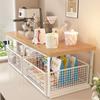 Multi-Layer Metal Storage Rack Solid Wood Countertop Storage Rack  Kitchen Countertop