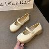 French Mary Jane small leather shoes women's 2025 new spring and autumn with skirt shoes women's single shoes gentle wind evening shoes