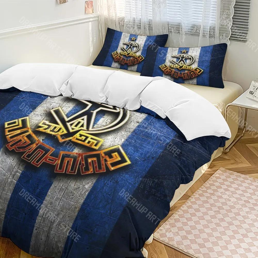 3D Print Hapoel Petah Tikva Bedding Set Twin Queen King Full Size Duvet Cover Pillowcase Bed Boys Girls Adult Home Textiles