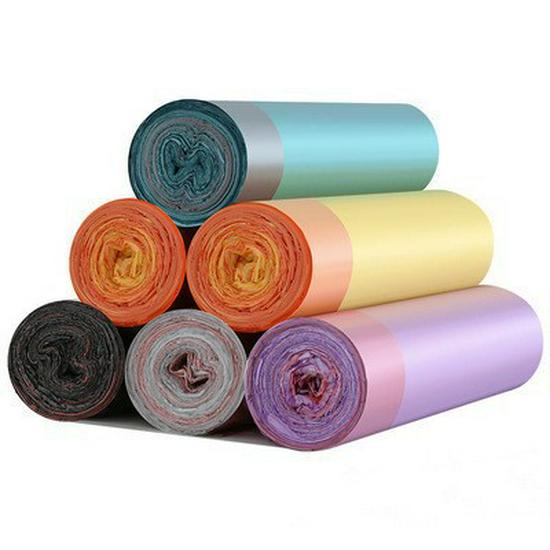 

Extra Large Extra Thick Black Drawstring Garbage Bags - Household Disposable Plastic