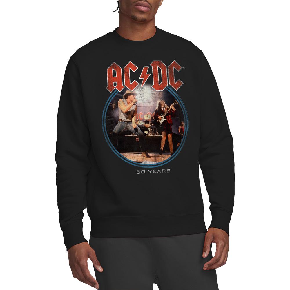 AC/DC Unisex-Sweatshirt mit Tour-Logo für Erwachsene
