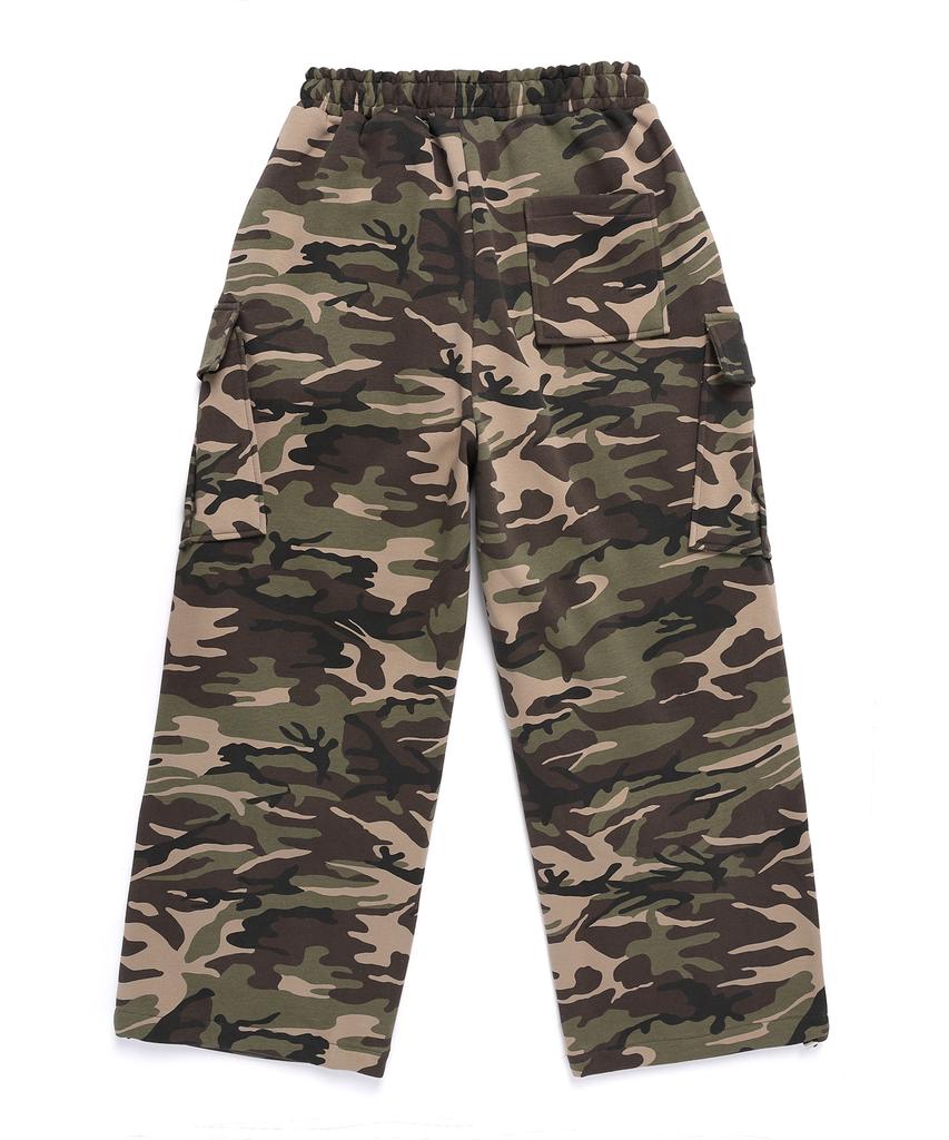 ODDBALLS CLUB Camo Double-Weave Parachute Cargo Pants Beige