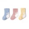 Velvet-Lined Warm Mid-Tube Socks for 0-3 Years: Autumn & Winter Baby Terry Socks