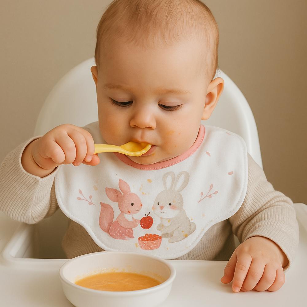 Cartoon Anti-vomiting Bibs Cotton Yarn Baby Drooling Bibs Sweet Saliva Towel  Feeding Accessories