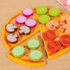 Interactive Pizza Pretend Play Toy Early Education Cookie Play Food Set  Play House Toy