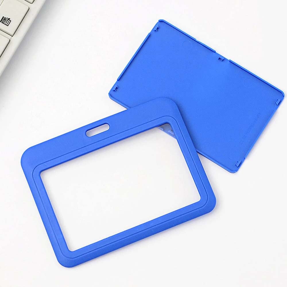 Office Supplies Stationery Short Rope Keychain Badge Lanyard Holder Work Name Card Holder Card Case