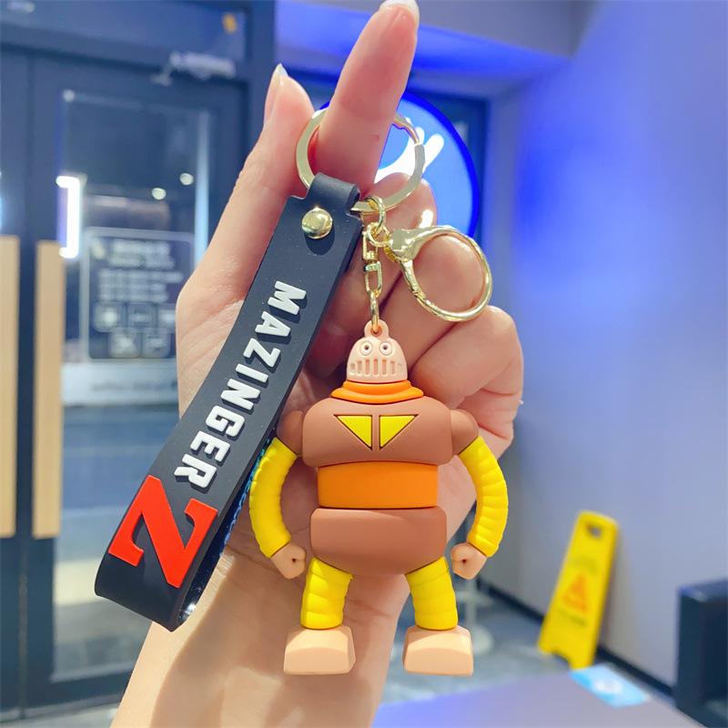 Cartoon Cool Universal Man Robot Pendant Keychain School Bag Doll Cute Jewelry Small Gift Backpack