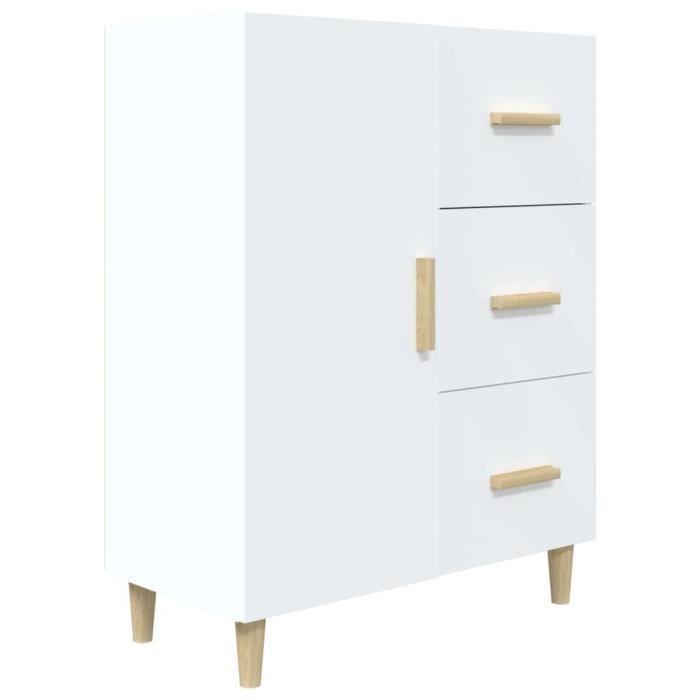 VidaXL Buffet Blanc 69,5x34x90 cm Bois d'ingénierie 812168