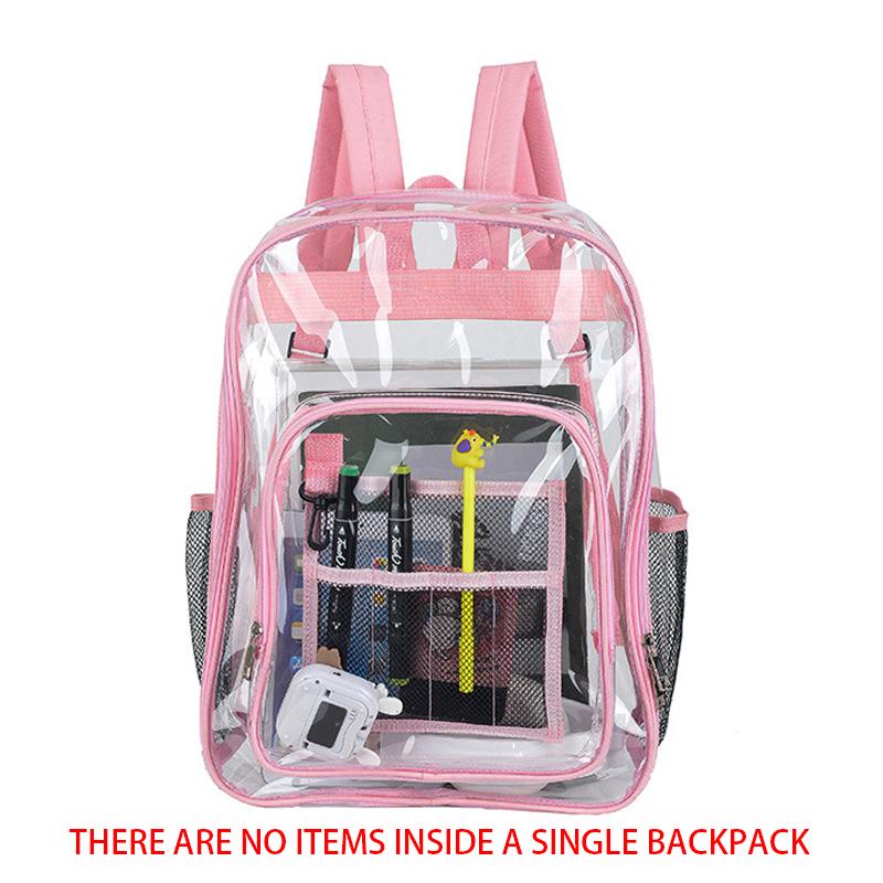 Transparente Umhängetasche Unisex Mode Einfach Große Kapazität Tragbar Rucksäcke Multifunktional Wasserdicht Männlich Weiblich Rucksack
