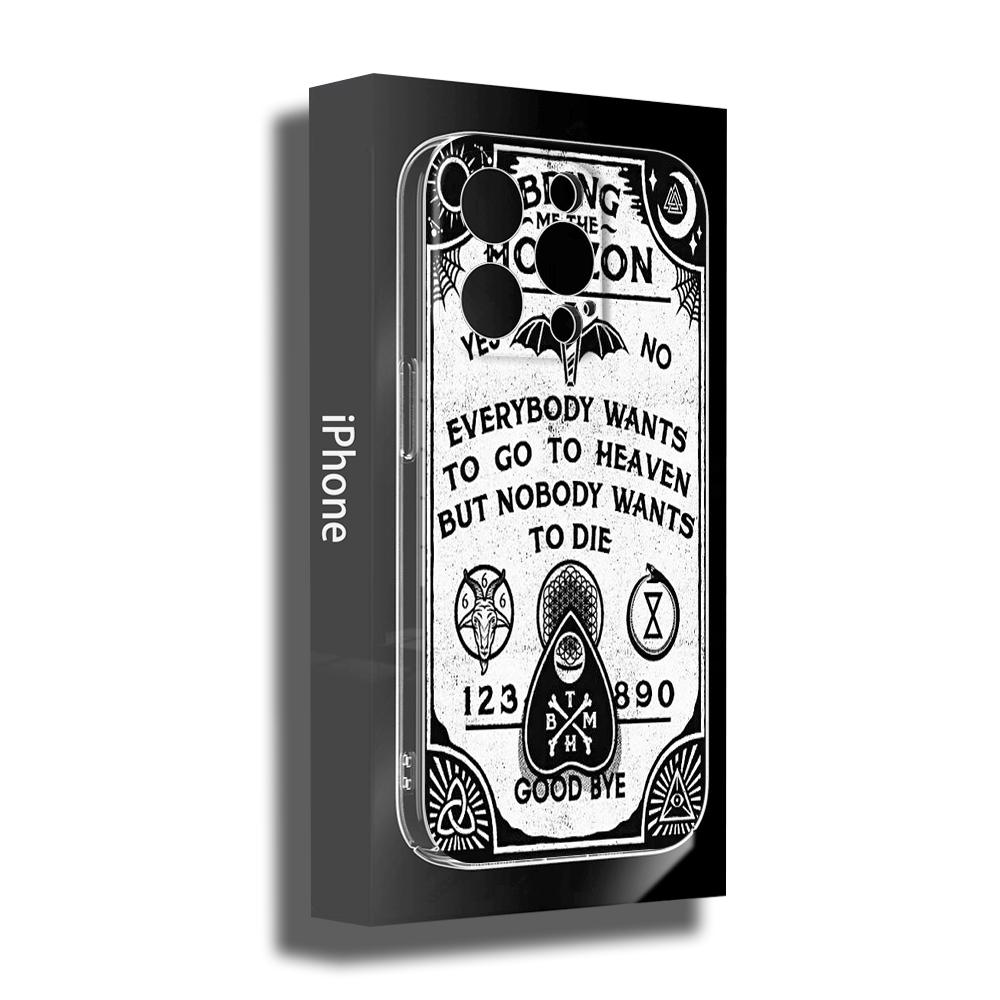 Great BMTH Ouija Board BnW Phone Case for Iphone 14 11 12 Pro 8 7 Plus X Pro MAX 13 MINI XR XS SE 2020 Soft Cartoon Phone Covers
